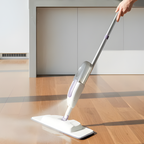 Mop Spray 4 em 1 com Reservatório para Limpeza Pesada | Rodo e Vassoura Mágica