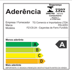 Caçarola de Ferro Fundido Esmaltada 24cm com Tampa – Indução e Forno | Felizzo