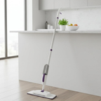 Mop Spray 4 em 1 com Reservatório para Limpeza Pesada | Rodo e Vassoura Mágica